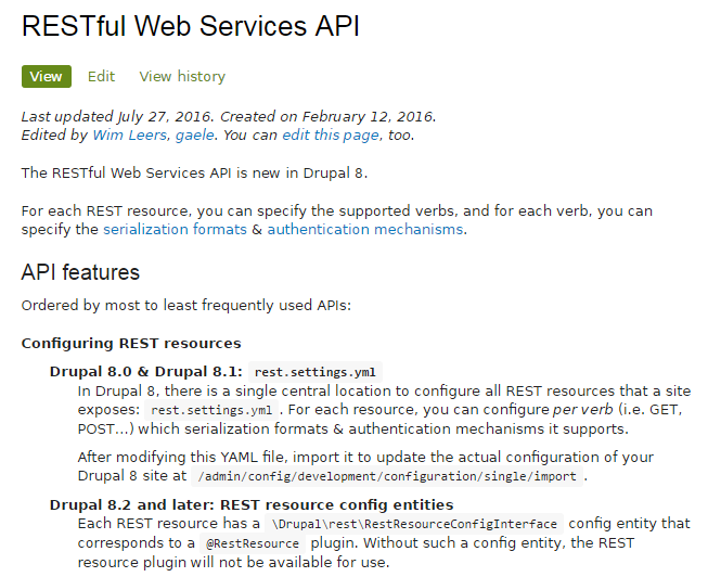 勉強会　Drupal 8 RESTful API などの話題