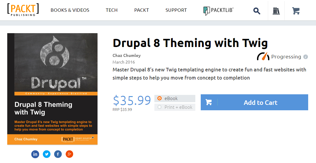 PACKT  Drupal 8 Theming with Twig