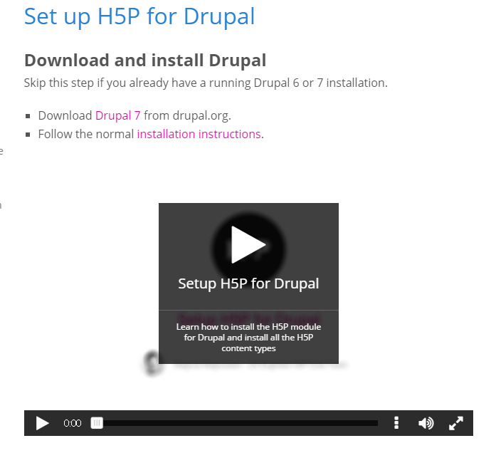 Drupal 　h5pモジュールの操作